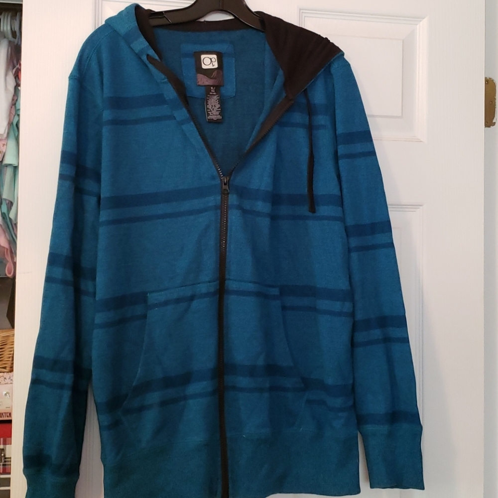 Mens OP hooded  zip up jacket